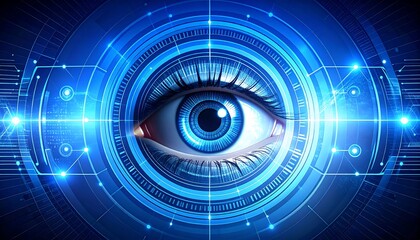 Digital eye with circuits