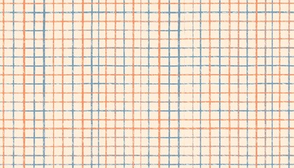 Retro and vintage hand drawn abstract pattern background. Checkerboard and plaid vector pattern.