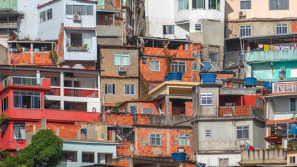 favelas poor areas in the city of Rio de Janeiro