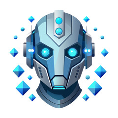 Naklejka premium abstract robot vector