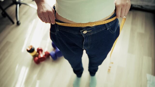 Body transformation measuring tape, weight loss