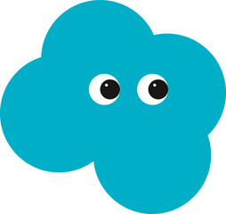 Cartoon Colorful Emotion Shape Element