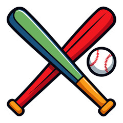 baseball bat and ball