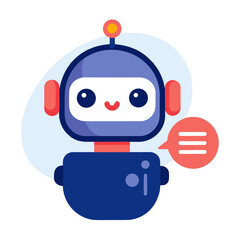 Fototapeta premium blue robot toy