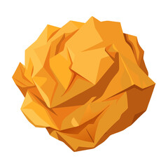 crumpled paper ball