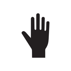 Obraz premium hand symbol vector illustration