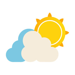 sun and cloud