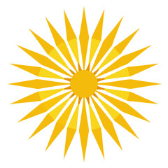 sun vector icon