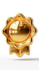 Golden award trophy for excellence displayed against a sleek background conveying achievement and recognition