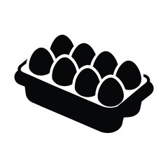 icon-of-an-egg-tray-with-one-or-two-eggs-missing--.eps