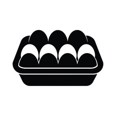 flat-vector-icon-of-a-rectangular-egg-tray-holding.eps
