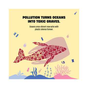 Plastic Silence in the Sea &ndash; A Visual Callout of Pollution Turning Oceans into Graveyards