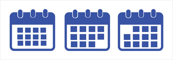 Calendar or appointment schedule flat icon icon for apps and websites