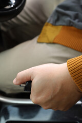 handbrake helps your car to stop while parked without having to keep your foot on the brake pedal.