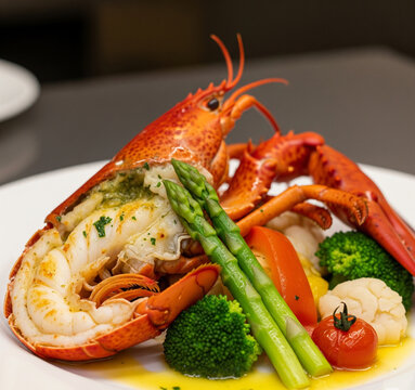 delicious and tasty seafood dishes ready to be enjoyed