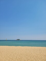 Beach and sea summer vacation