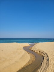 Beach and sea summer vacation