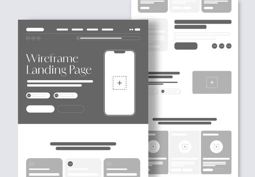 Multipurpose Project Starter Kit with Wireframe