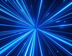 Abstract radiating light, speed lines