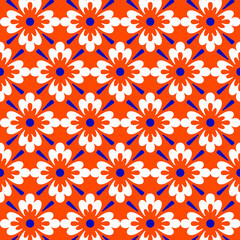Fototapeta premium seamless pattern with flowers