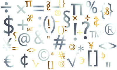 vector illustration of numbers pattern 