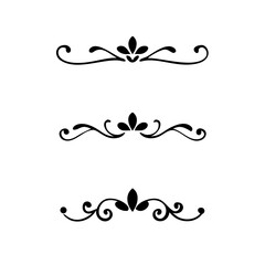 Hand-Drawn Ornamental Frames in Art Nouveau Style.A collection of elegant vintage dividers with ornate flourishes, ideal for invitations, certificates, wedding design, or luxury branding. 