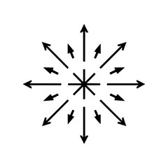 Electricity icon set with vector symbols of positive and negative charge. Positive and negative charge icons for physics diagrams and learning 