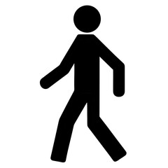 man running silhouette