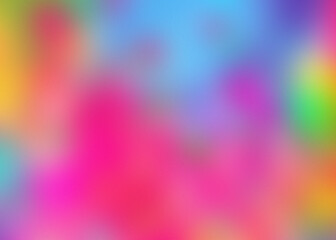 Vibrant pixelated abstract background with rainbow colors