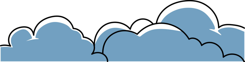 Cloud Comic Footer