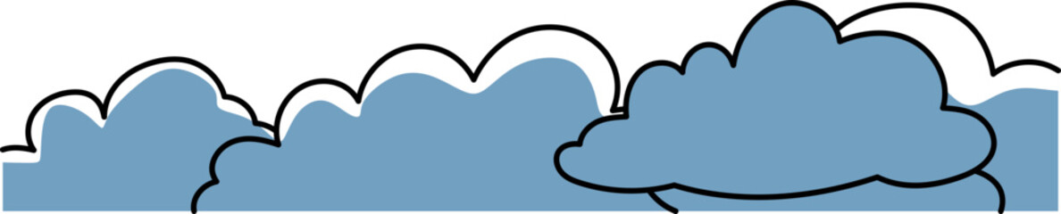 Cloud Comic Footer