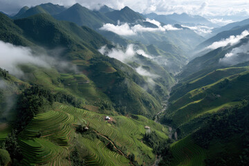 stunning aerial photography breathtaking beauty of rice terraces in southeast asia