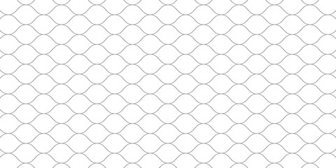 Naklejka premium Wire mesh fence isolated on white background modern net arts