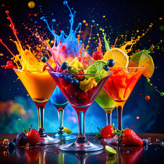 Flashy cocktails
