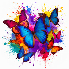 Lively butterflies