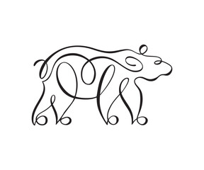 Calligraphic Animal Vectors