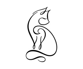 Calligraphic Animal Vectors