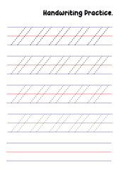Handwriting Practice Sheets for Kids &ndash; Prewriting Tracing Lines, Curves, Patterns, Spirals, Triangles, Square's, zigzag, hexagonal , circles, opals, etc. for Fine Motor Skills Development.