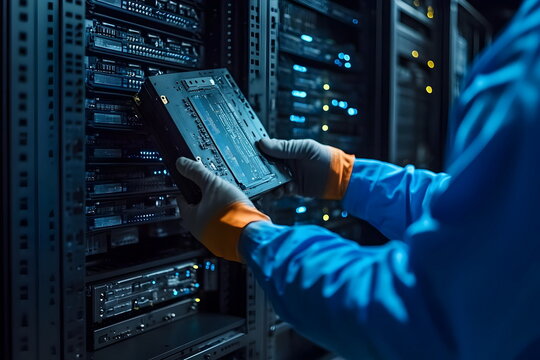 Server Technician Maintenance Storage Device Installation Repair Optimization Work