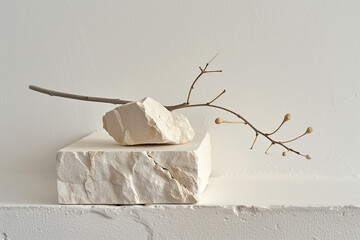 Stone podium for display product