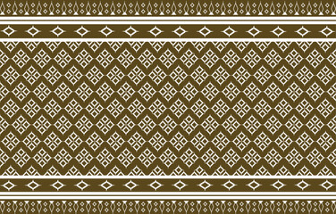 Seamless fabric pattern design for brown background for printing Vector files