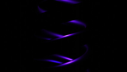 Royal Amethyst Waves – Dark Purple Fluid Abstraction
