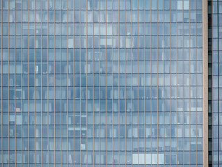 blue wall business buildings architectural background