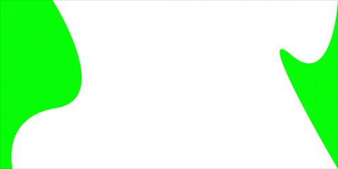 Abstract black silhouette of a person against a vibrant green background with flowing lines