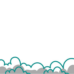 Cloud Comic Footer 