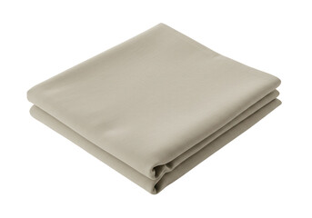 Folded beige fabric in soft texture for interior design projects  