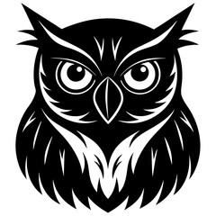 Owl Silhouette Vector Illustration