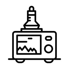 Analyzer icon vector image. Can be used for Electrician Tools.