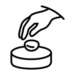 Herbal Massage icon vector image. Can be used for Spa.