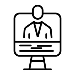 Monitoring Analytics icon vector image. Can be used for Online Marketing.